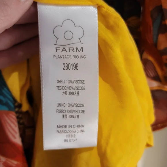 NWT Farm Rio Tropical Dreams Caftan Maxi Dress In Cheetah & Floral Print - Picture 13 of 16